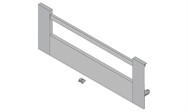 Internal pan drawer front