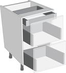 Legrabox Orion Grey 300mm Cabinet Pack, 1 Internal Cutlery &amp; 2 Pan Drawers