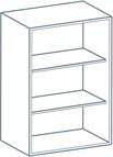 500 x 720mm Wall Unit Carcass in Light Grey (Flat Pack)
