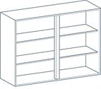 1000 x 900mm Wall Unit Carcass in Light Grey (Flat Pack)