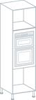 600 x 1970mm Tall Oven Housing Unit Carcass in Light Grey (Flat Pack)