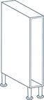 150mm Base Unit Carcass in White (Flat Pack)
