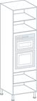 600 x 2150mm Tall Oven Housing Unit Carcass in White (Flat Pack)