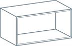 600mm Bridging Unit Unit Carcass in Light Grey (Flat Pack)