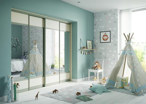 Ronda - Brushed Pearl - Super Matt Mussel and Mirror