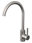 Reginox Taravo BN Nickel Tap Single Lever, includes fixing kit