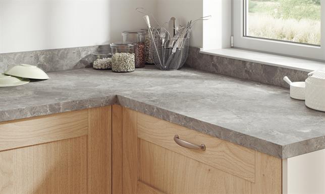 F076 ST75 Grey Braganza Granite 25mm Square Edged