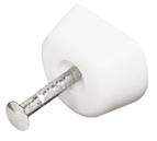 Shelf stud with pin white