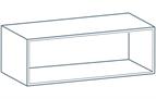 1000mm Bridging EasyCab Kitchen Cabinet in White 290 X 300