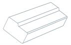 Avanti Opus 38mm Bullnose Cornice, Super Matt Indigo Blue 50 x 3000mm
