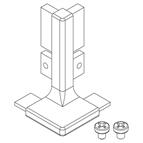 Gola External corners for Countertop J profile Silver