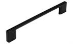Slim 'D' Handle, Matt Black 160mm centres