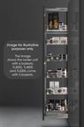 Wirework. Wire Chrome Larder Unit Soft Close 300mm