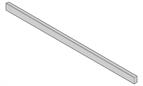 Blum Legrabox gallery rail for inner drawer front orion grey 1200mm
