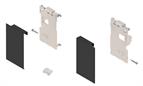 Blum Legrabox Pure front fixing,M height,internal drawer, L&amp;R, carbon black