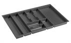 Antaro grey cutlery insert (500mm deep) w714 x d472mm to fit 800mm