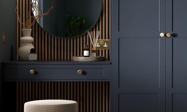 Juno Super Matt Indigo Blue - Bedroom