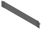 Blum Merivobox M Height inner drawer front to suit 209 x 800mm Orion Grey