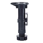 Adjustable kitchen base unit legs- set of four,150mm screw in, 2 plinth clips