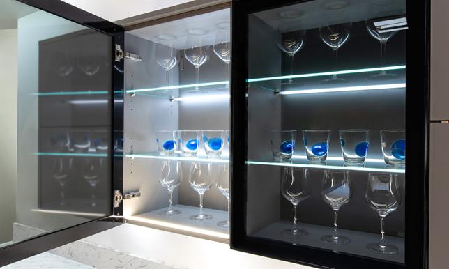 Glow Pro CCT Illuminated Glass Shelf Profile