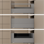 Merivobox Blumotion and Tip-On E-Height Drawers