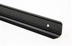 Black 't' butt joint connector for 40mm worktop with 10mm radius