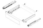 Blum Legrabox with Blumotion N height 450mm stainless steel (40kg)
