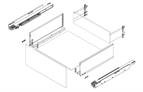 Blum Legrabox with Blumotion C height 450mm orion grey (70kg)