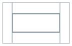 Avanti Quadro 22mm Drawer Front, Graphite Grained Paint Effect 283 x 896mm