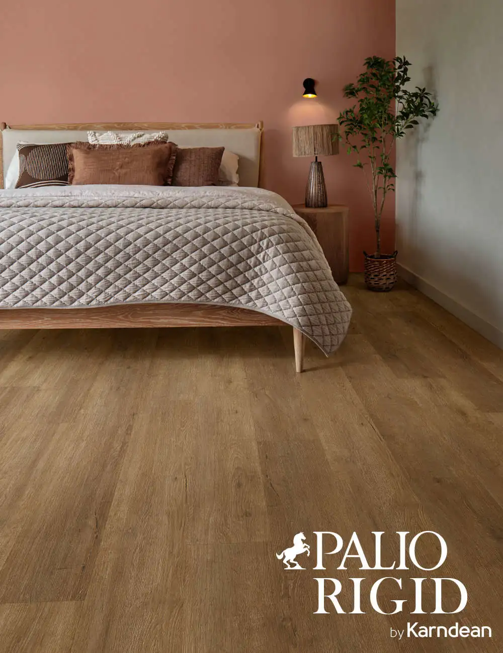 Palio by Karndean flooring in a bedroom setting
